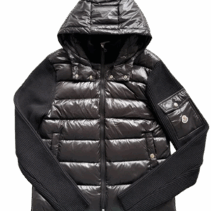 MONCLER Detachable Hood Wool Cardigan