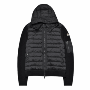 MONCLER Hooded Wool Cardigan