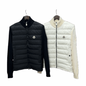 MONCLER Logo Patch Wool Cardigan