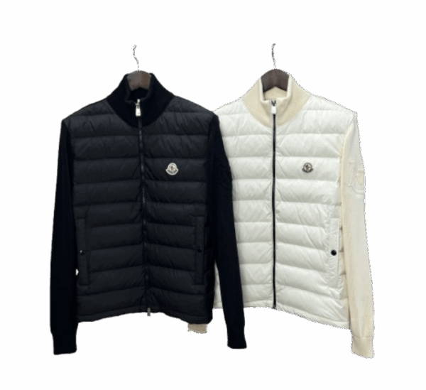 MONCLER Logo Patch Wool Cardigan